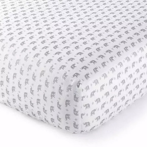 LEVTEX Malawi Elephants 5 piece Crib Bedding Set - Picture 5 of 8